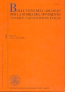 BOLLETTINO DELL'ARCHIVIO PER LA STORIA DEL MOVIMENTO SOCIALE CATTOLICO IN ITALIA - 2004 - 3