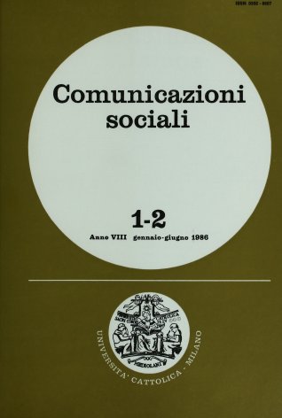 COMUNICAZIONI SOCIALI - 1986 - 1-2. LA TRAGEDIA INATTUALE