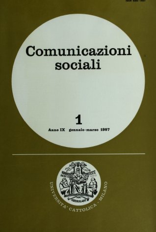 COMUNICAZIONI SOCIALI - 1987 - 1