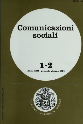 COMUNICAZIONI SOCIALI - 1991 - 1-2. IL CINEMA A MILANO DAL SECONDO DOPOGUERRA AI PRIMI ANNI SESSANTA