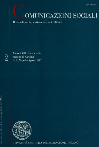 COMUNICAZIONI SOCIALI - 2001 - 2. AL CINEMA. SPETTATORE, SPETTATORI, PUBBLICO