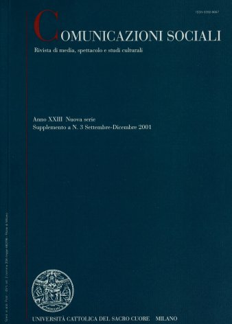 COMUNICAZIONI SOCIALI - 2001 - 3SUPPL. LUIGI BINI, IL CINEMA, LA CRITICA