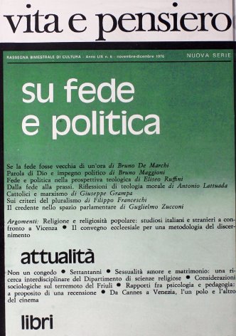 Considerazioni sociologiche sul terremoto del Friuli