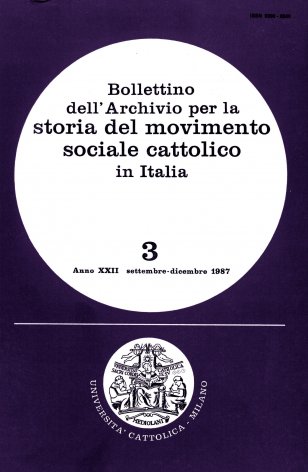 Elenco di pubblicazioni edite in Italia nel 1985-1986 sulla cultura e l'azione economico-sociale dei cattolici italaini nel secondo dopoguerra