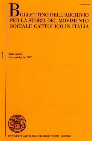 Elenco di pubblicazioni edite in Italia nel 1994-1995 sulla cultura e l'azione economico-sociale dei cattolici italiani nel secondo dopoguerra