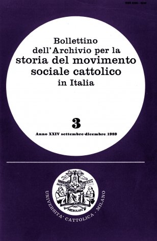 Elenco di pubblicazioni sul movimento sociale cattolico edite in Italia nel 1988