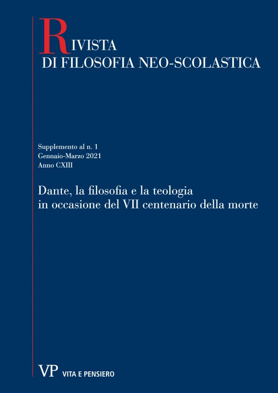 Gli studi sul pensiero di Dante
nella «Rivista di Filosofia Neo-Scolastica»