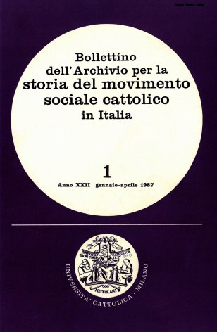 I cattolici di Cosenza e i problemi del lavoro (1895-1914)