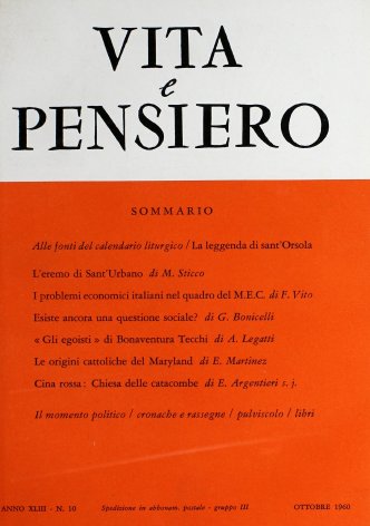 I problemi economici italiani nel quadro del M.E.C.