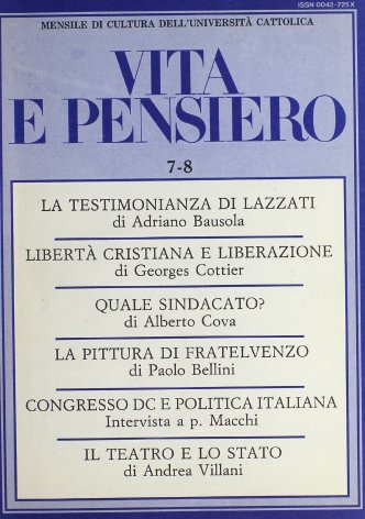Il Congresso Dc e la politica italiana. Intervista a p. Macchi