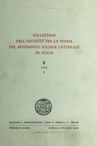 Il Consiglio superiore del lavoro, i sindacati cattolici e la Confederazione dell'industria nell'età giolittiana