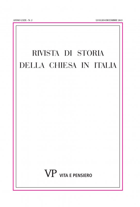 La formazione di un’identità cattolica nelle lettere spirituali
di Francesco Luigi Fontana a Carolina Trotti Durini (1793-1821)