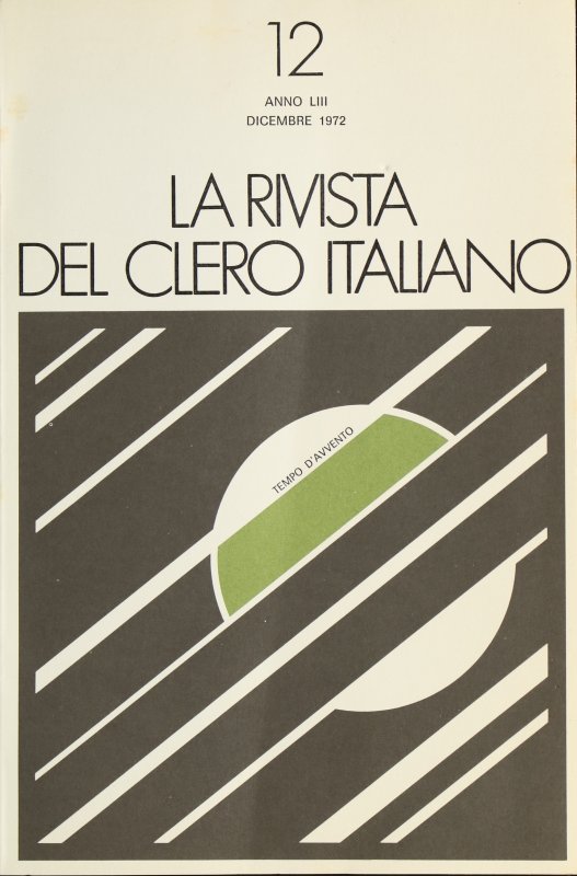 LA RIVISTA DEL CLERO ITALIANO - 1972 - 12