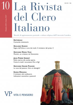LA RIVISTA DEL CLERO ITALIANO - 2014 - 10