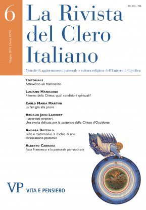 LA RIVISTA DEL CLERO ITALIANO - 2015 - 6