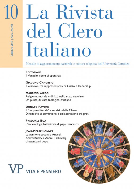 LA RIVISTA DEL CLERO ITALIANO - 2017 - 10
