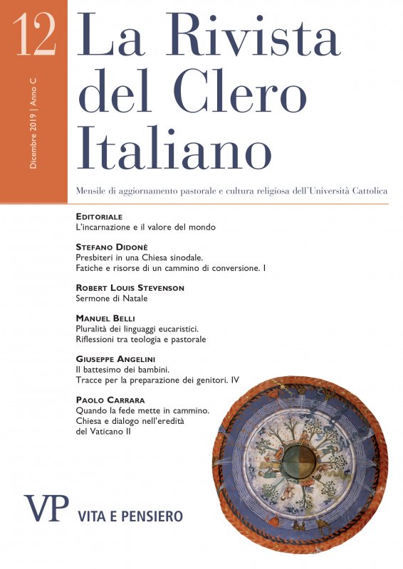 LA RIVISTA DEL CLERO ITALIANO - 2019 - 12