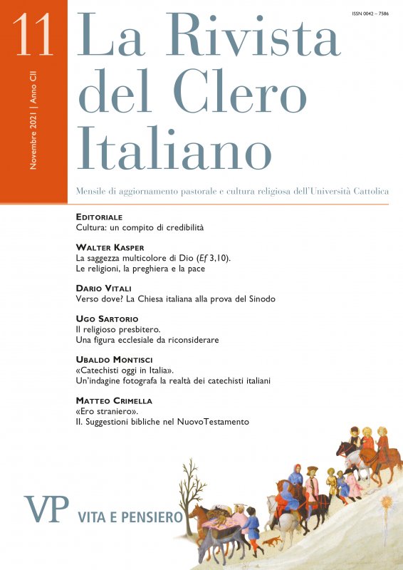 LA RIVISTA DEL CLERO ITALIANO - 2021 - 11
