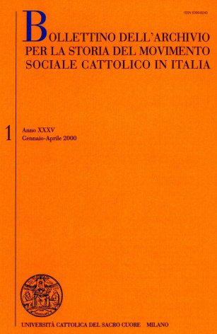 La storiografia sull'azione sociale e politica dei cattolici italiani tra Otto e Novecento. Elenco di pubblicazioni edite in Italia nel 1998