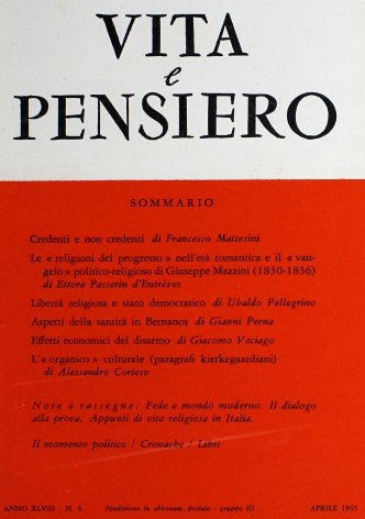 Le «religioni del progresso» nell'età romantica: il «vangelo» politico-religioso di Giuseppe Mazzini (1830-1836)