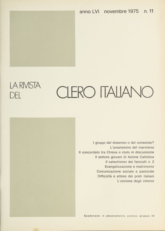 Le relazioni fra Chiesa e stato nella storia e nell’odierna realtà nuova