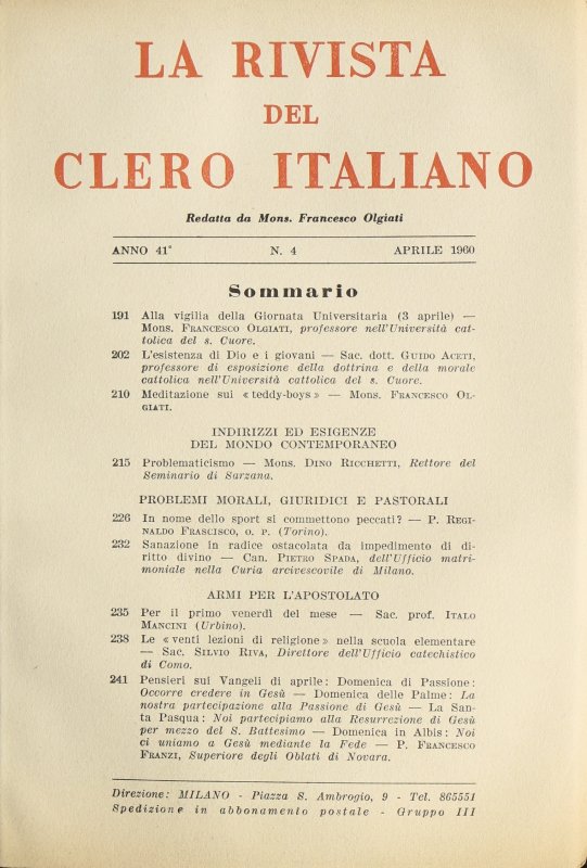 Le «venti lezioni di religione» nella scuola elementare
