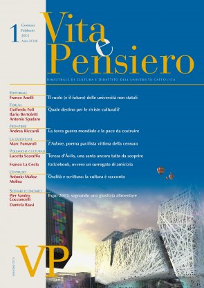 VITA E PENSIERO - 2015 - 1