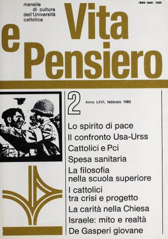 L'idea di un progetto storico: la presenza dei cattolici in Italia dagli anni trenta agli anni ottanta