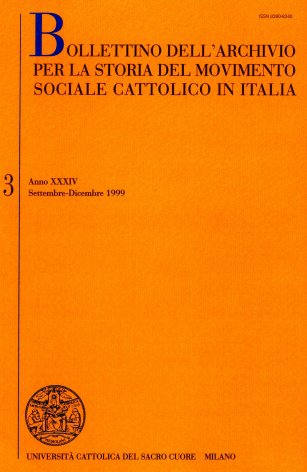 L'Unione cattolica per gli studi sociali e la Segreteria di Stato: appunti per una storia