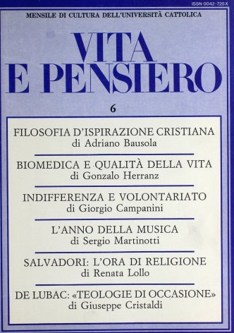 Mario Casotti: quarant'anni all'Università cattolica