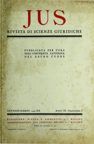 Opere di: L. Rossi - V. Crisafulli - A. C. Jemolo - S. Pugliatti - C. Mortati - L. Mossa
