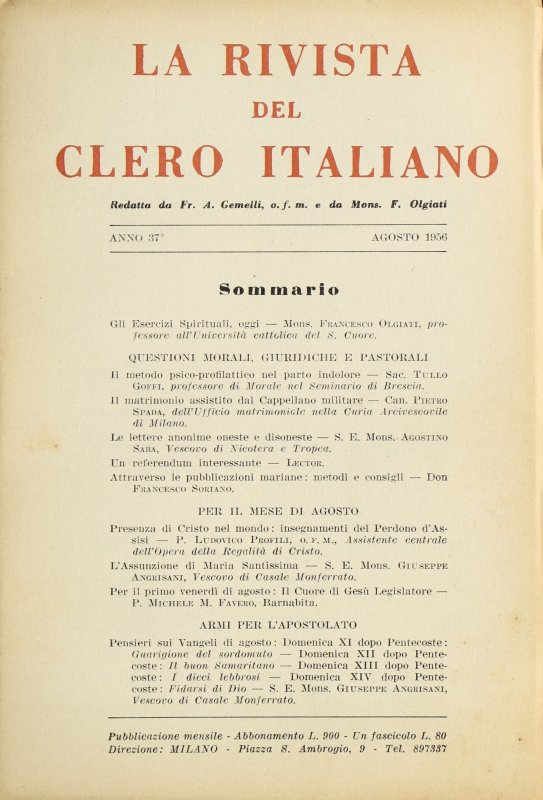 Pensieri sui Vangeli di agosto: Domenica XI dopo Pentecoste: Guarigione del sordomuto - Domenica XII dopo Pentecoste: Il buon Samaritano - Domenica XIII dopo Pentecoste: I dieci lebbrosi - Domenica XIV dopo Pentecoste: Fidarsi di Dio