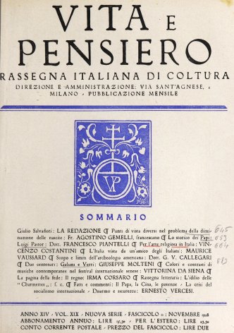 Per l'arte religiosa in Italia 