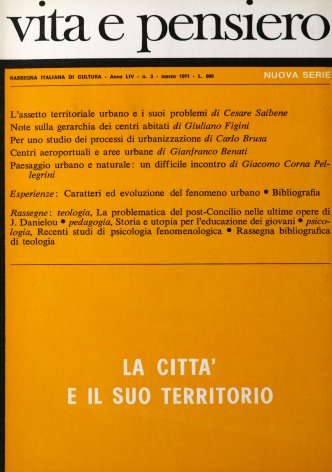 Per uno studio dei processi di urbanizzazione