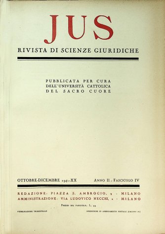 Rassegna di dottrina di diritto canonico (1940)