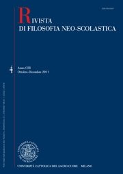 RIVISTA DI FILOSOFIA NEO-SCOLASTICA - 2013 - 1