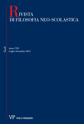 RIVISTA DI FILOSOFIA NEO-SCOLASTICA - 2015 - 3