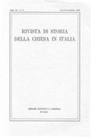 RIVISTA DI STORIA DELLA CHIESA IN ITALIA - 2003 - 1