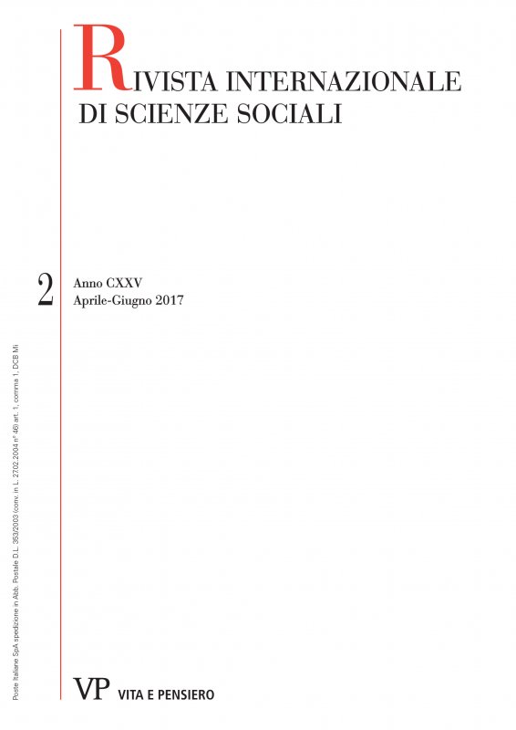 RIVISTA INTERNAZIONALE DI SCIENZE SOCIALI - 2017 - 2