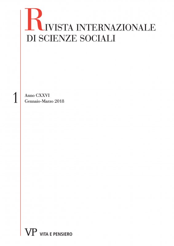 RIVISTA INTERNAZIONALE DI SCIENZE SOCIALI - 2018 - 1