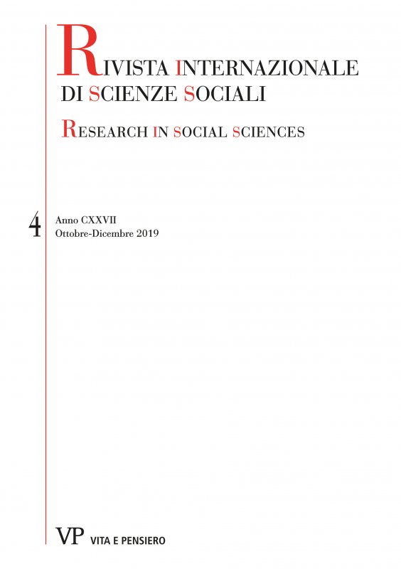 RIVISTA INTERNAZIONALE DI SCIENZE SOCIALI - 2019 - 4