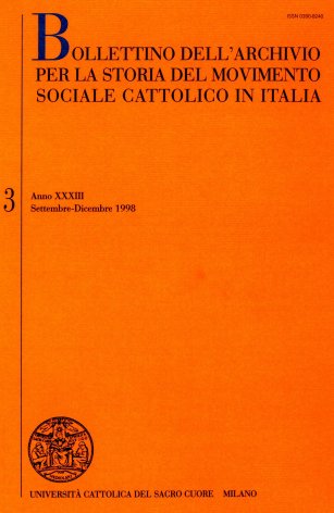 Una fonte per la storia del movimento sociale cattolico tra Otto e Novecento: l'Archivio della Sacra Congregazione degli Affari Ecclesiastici Straordinari