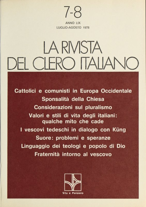Valori e stili di vita degli italiani e dei cattolici praticanti