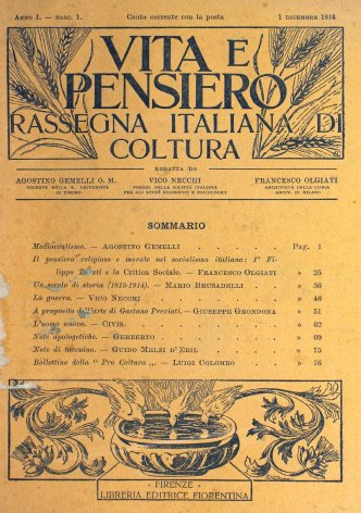 VITA E PENSIERO - 1914 - 1