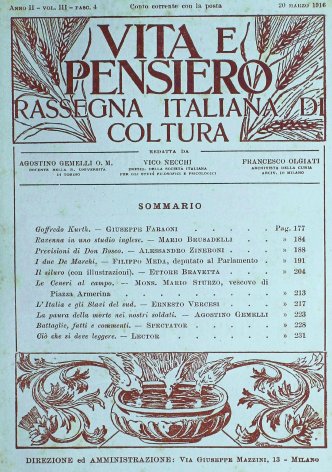 VITA E PENSIERO - 1916 - 3