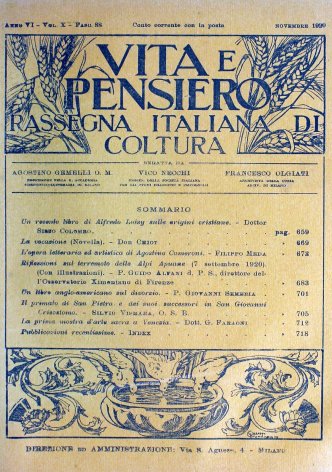 VITA E PENSIERO - 1920 - 11