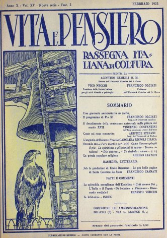 VITA E PENSIERO - 1923 - 2