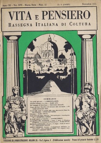 VITA E PENSIERO - 1925 - 11