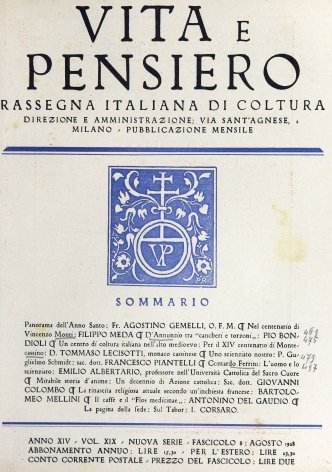 VITA E PENSIERO - 1928 - 8