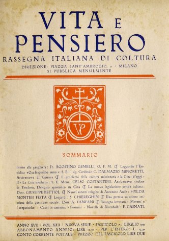 VITA E PENSIERO - 1931 - 7